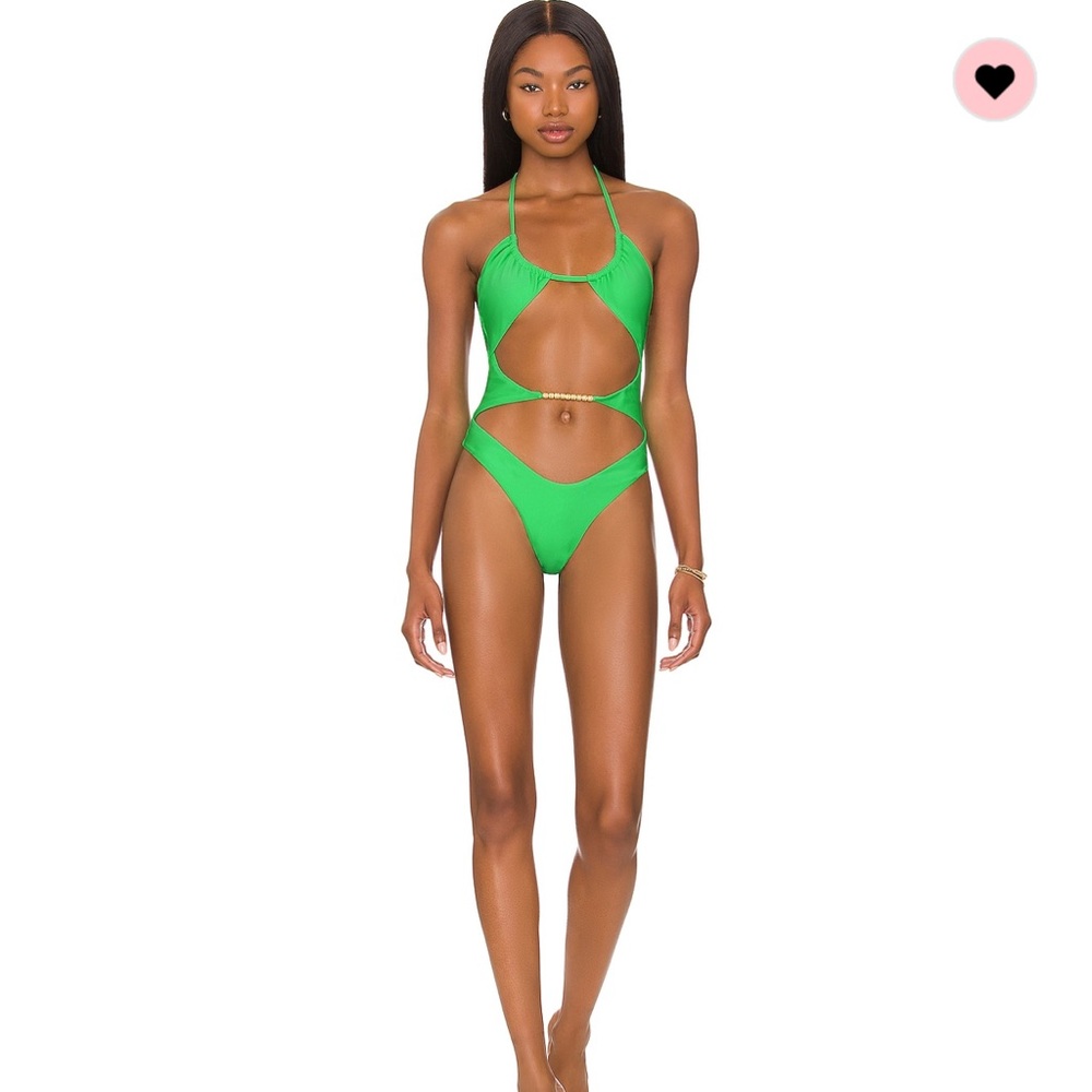 Camila coelho Revolve green Anais one piece